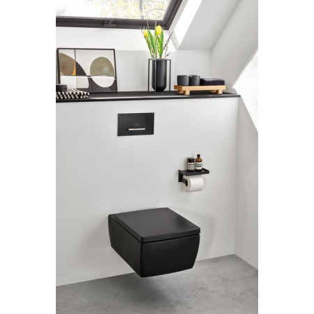 Villeroy&Boch Viconnect Przycisk spłukujący czarny mat 922169AN