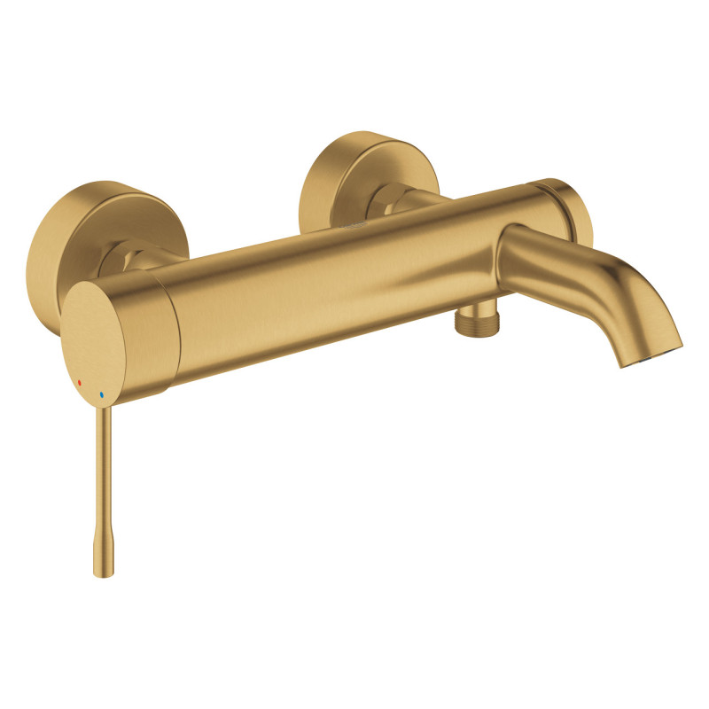 Grohe Essence bateria wannowo-prysznicowa ścienna złota 33624GN1