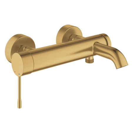 Grohe Essence bateria wannowo-prysznicowa ścienna złota 33624GN1