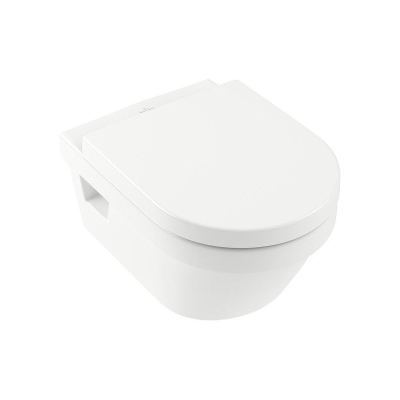 Villeroy & Boch NEWO 4675R001 + 8M58S101 miska WC z deską wolnoopadają