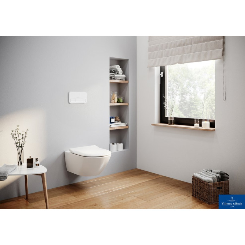 Villeroy&Boch ZESTAW 4 w 1 Stelaż + miska + deska 5614R0R1 / 92242700