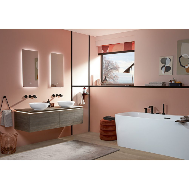 Villeroy&Boch ZESTAW 3 w 1 Umywalka Loop&Friends 38cm + korek + syfon