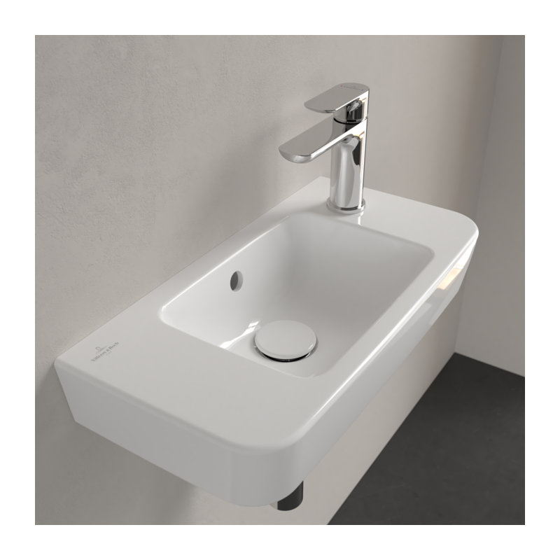 Villeroy&Boch O.Novo 50 cm Umywalka Ścienna z przelewem biała 4342R501