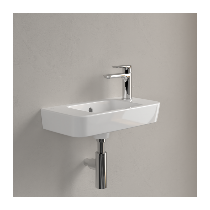 Villeroy&Boch O.Novo 50 cm Umywalka Ścienna z przelewem biała 4342R501