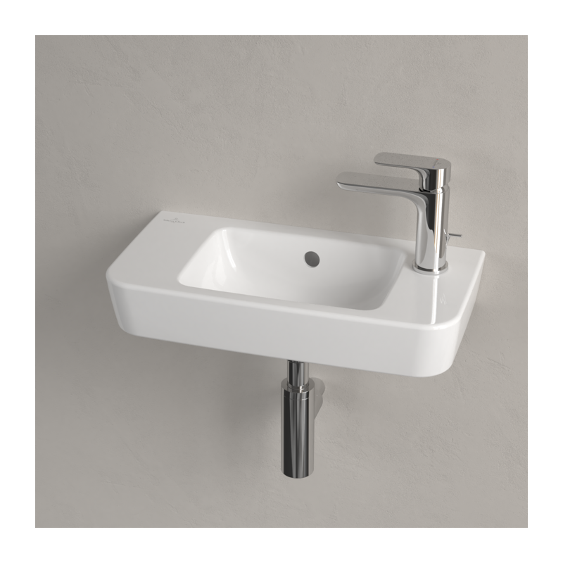 Villeroy&Boch O.Novo 50 cm Umywalka Ścienna z przelewem biała 4342R501