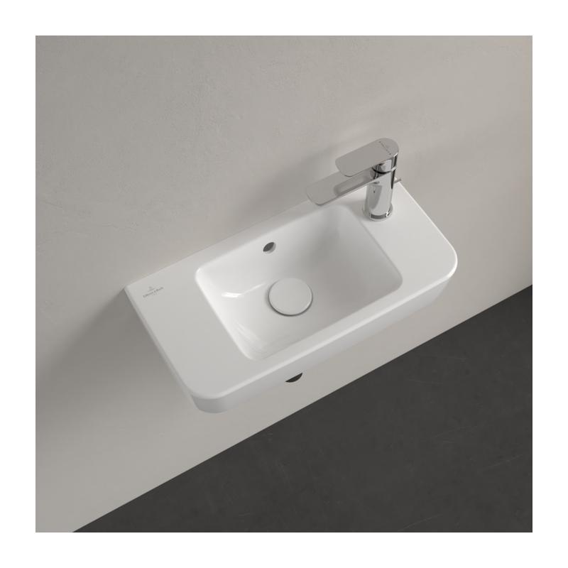 Villeroy&Boch O.Novo 50 cm Umywalka Ścienna z przelewem biała 4342R501