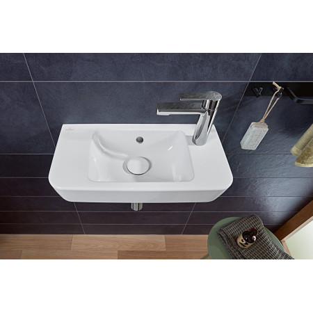 Villeroy&Boch O.Novo 50 cm Umywalka Ścienna z przelewem biała 4342R501