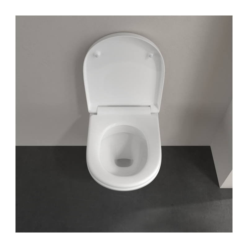 ZESTAW 3 w 1 Villeroy&Boch O.novo Miska WC + deska + stelaż + rura