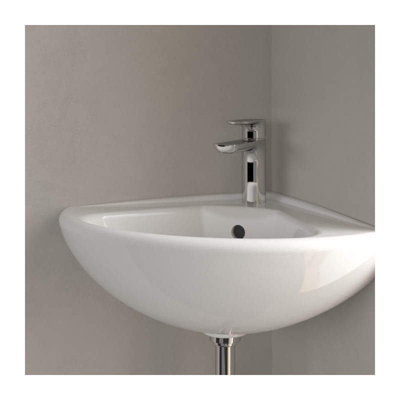 Villeroy&Boch O.novo Umywalka narożna 41,5 cm biała 73274001