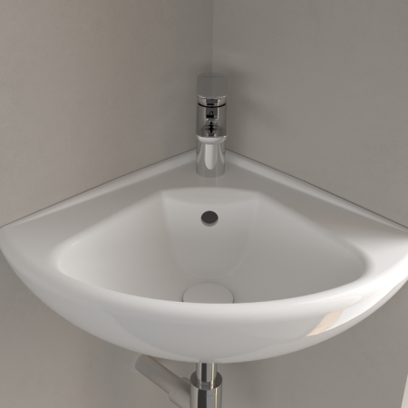 Villeroy&Boch O.novo Umywalka narożna 41,5 cm biała 73274001
