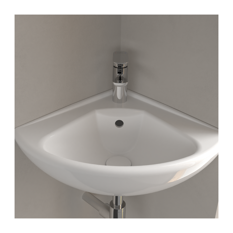 Villeroy&Boch O.novo Umywalka narożna 41,5 cm biała 73274001