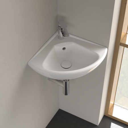 Villeroy&Boch O.novo Umywalka narożna 41,5 cm biała 73274001