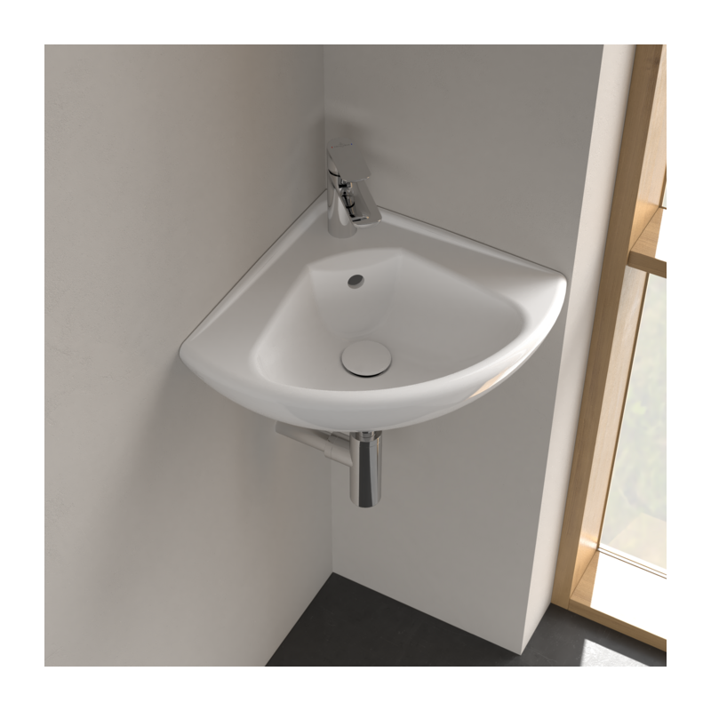 Villeroy&Boch O.novo Umywalka narożna 41,5 cm biała 73274001