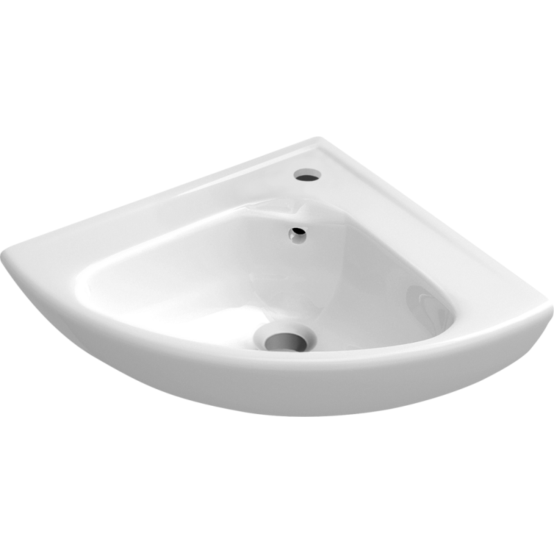Villeroy&Boch O.novo Umywalka narożna 41,5 cm biała 73274001