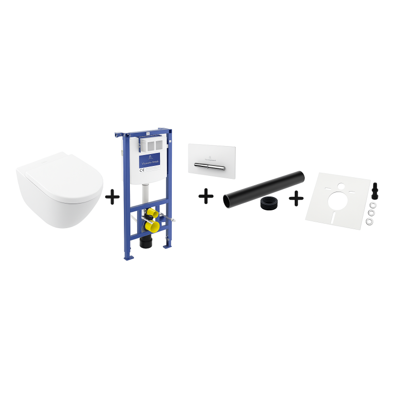 Villeroy&Boch ZESTAW 6 w 1 Stelaż podtynkowy Villeroy&Boch 92242700