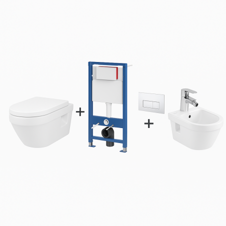 Villeroy&Boch Kompletny zestaw Architectura Miska WC wisząca + bidet