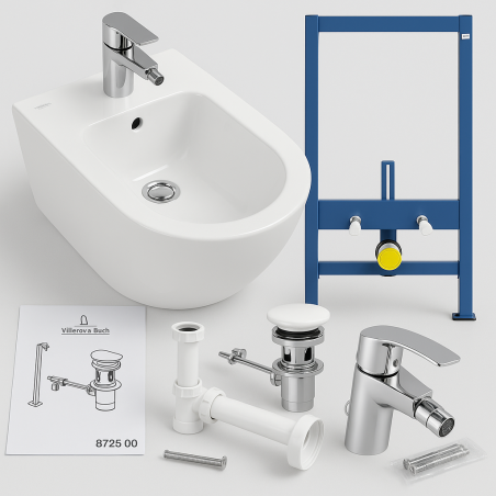 Villeroy&Boch BIDET ZESTAW KOMPLET 5 w 1 Bidet Subway 2.0 54000001