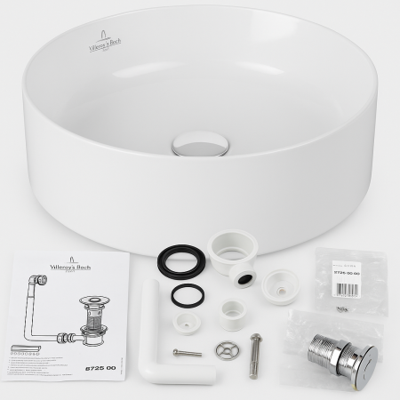Villeroy&Boch ZESTAW 3 w 1 Umywalka Collaro 40 cm Nablatowa 4A184001