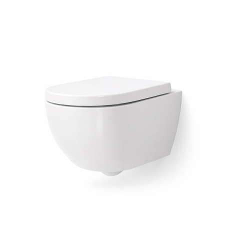 Bernstein Vireo 171037 podwieszana miska WC Rimless z deską Soft-Close