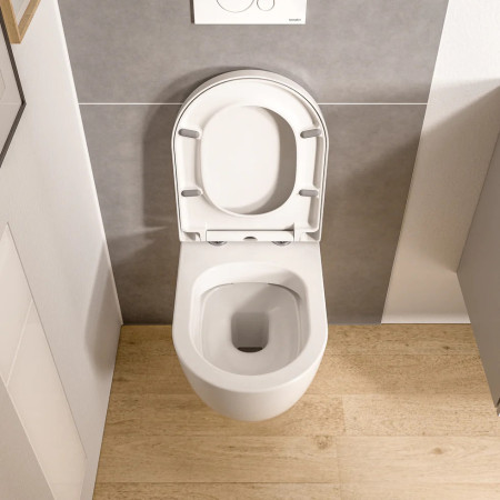 Bernstein Vireo 171037 podwieszana miska WC Rimless z deską Soft-Close