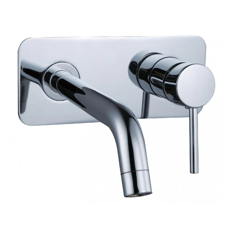 Bernstein XX0539C bateria umywalkowa ścienna podtynkowa 2-otworowa chr