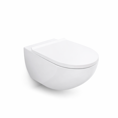 Bernstein 35729 — podwieszana miska WC Rimless z deską Soft-Close