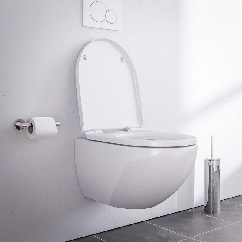 Bernstein 35729 — podwieszana miska WC Rimless z deską Soft-Close