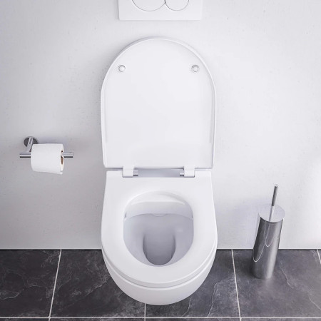 Bernstein 35729 — podwieszana miska WC Rimless z deską Soft-Close