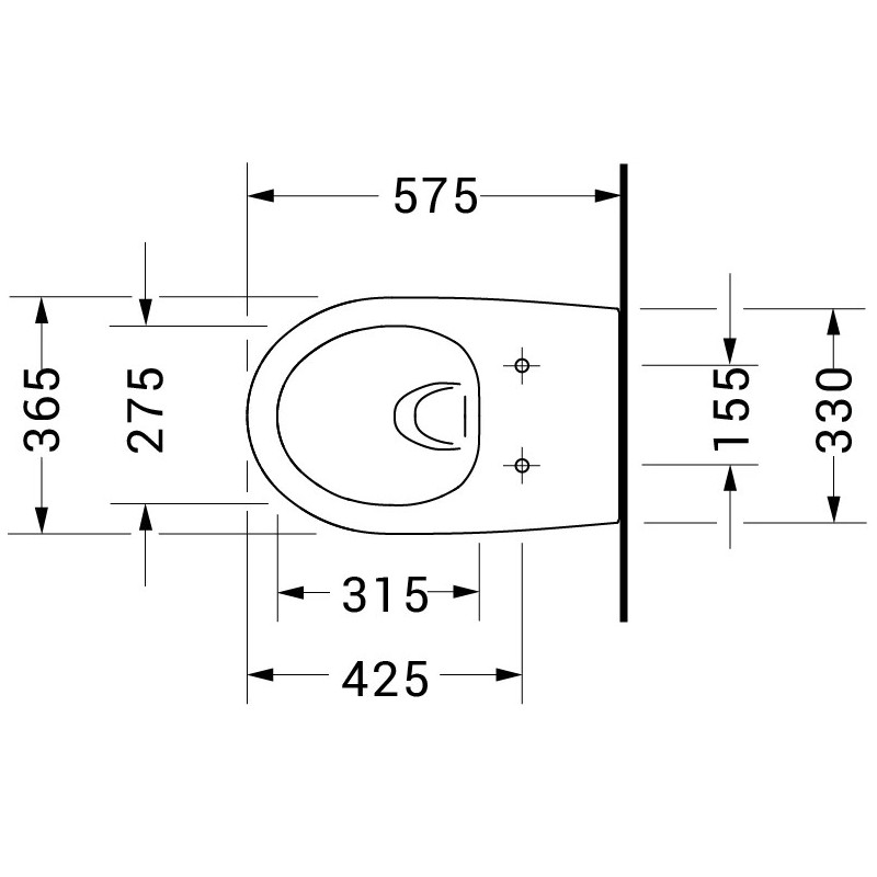 Bernstein 35729 — podwieszana miska WC Rimless z deską Soft-Close