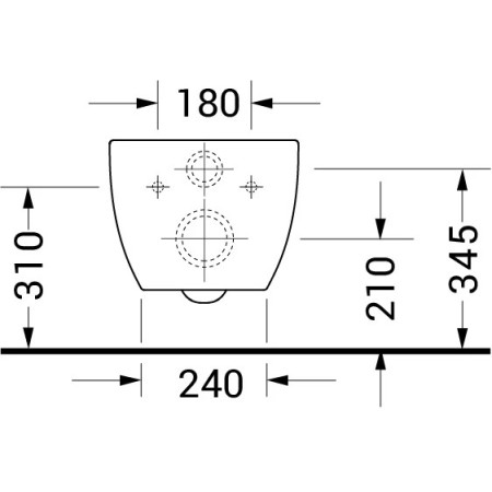 Bernstein 35729 — podwieszana miska WC Rimless z deską Soft-Close