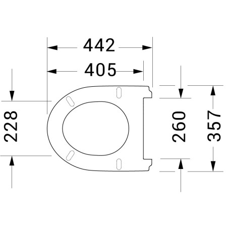 Bernstein 35729 — podwieszana miska WC Rimless z deską Soft-Close
