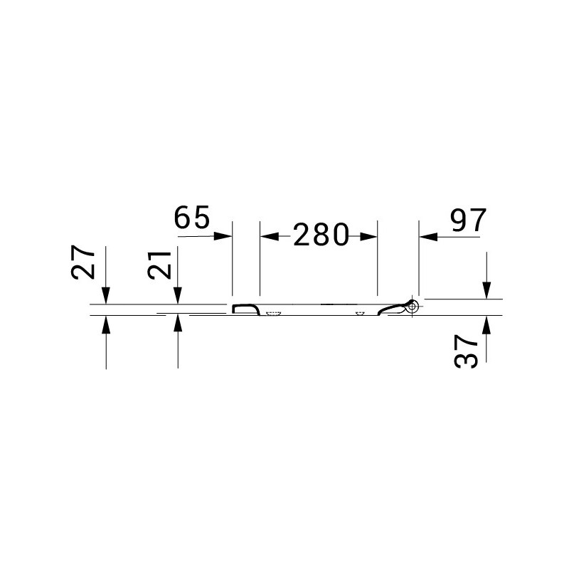 Bernstein 35729 — podwieszana miska WC Rimless z deską Soft-Close