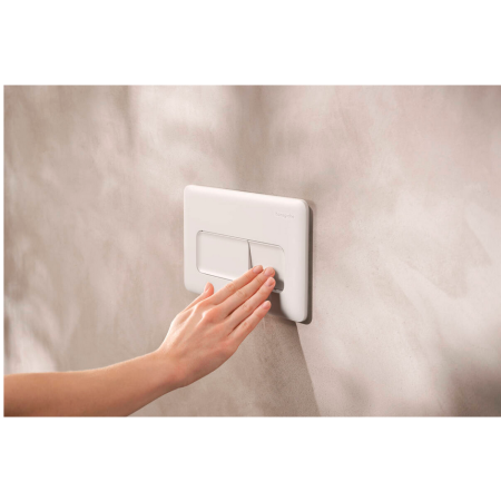 Hansgrohe iFrame Original Q 66001700 — przycisk spłukujący biały mat