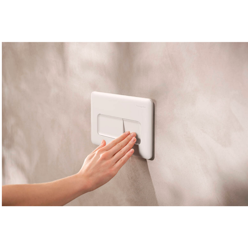 Hansgrohe iFrame Original Q 66001700 — przycisk spłukujący biały mat