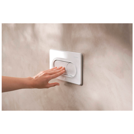 Hansgrohe iFrame Original S 66002450 — przycisk spłukujący biały