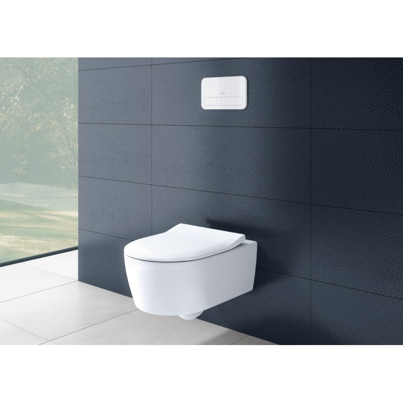 Villeroy & Boch Avento 5656RS01 — zestaw wiszącej miski WC z deską