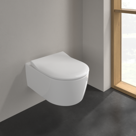 Villeroy & Boch Avento 5656RS01 — zestaw wiszącej miski WC z deską