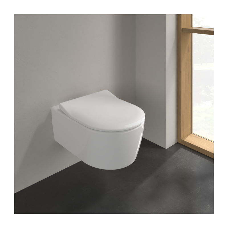 Villeroy & Boch Avento 5656RS01 — zestaw wiszącej miski WC z deską