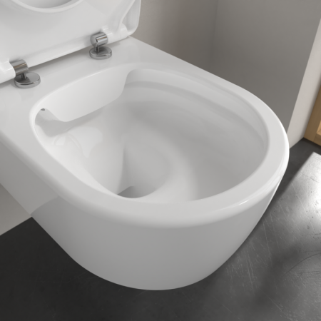 Villeroy & Boch Avento 5656RS01 — zestaw wiszącej miski WC z deską