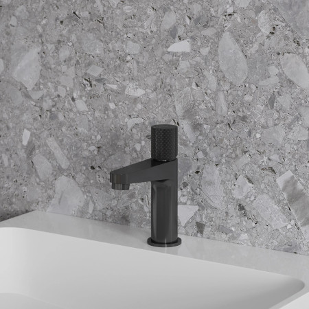 Omnires Contour CT8010AT — bateria umywalkowa antracytowa