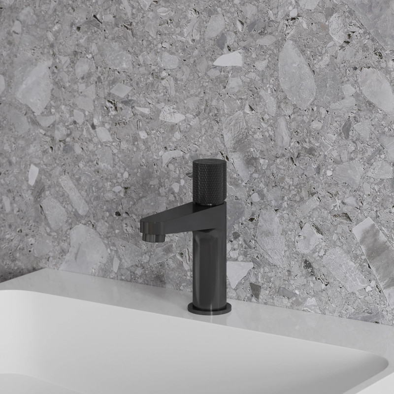 Omnires Contour CT8010AT — bateria umywalkowa antracytowa