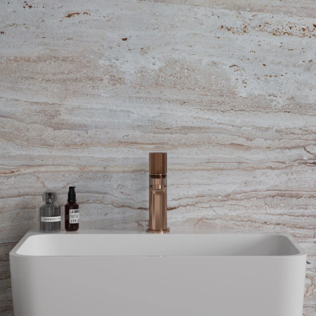 Omnires Contour CT8010CPB — bateria umywalkowa miedź szczotkowana