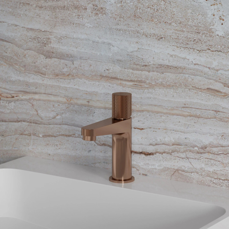 Omnires Contour CT8010CPB — bateria umywalkowa miedź szczotkowana