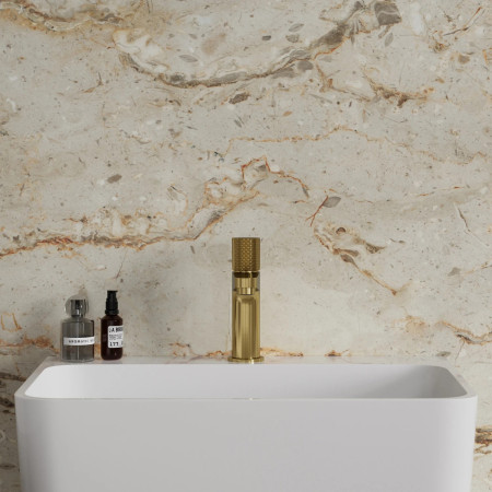 Omnires Contour CT8010GLB — bateria umywalkowa złoty szczotkowany