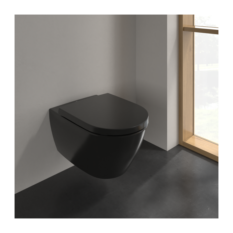 Villeroy & Boch Subway 2.0 5614R0R7 — czarna miska WC podwieszana