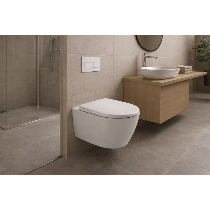 Duravit D-Neo 45770900A1 — podwieszana miska WC z deską biała