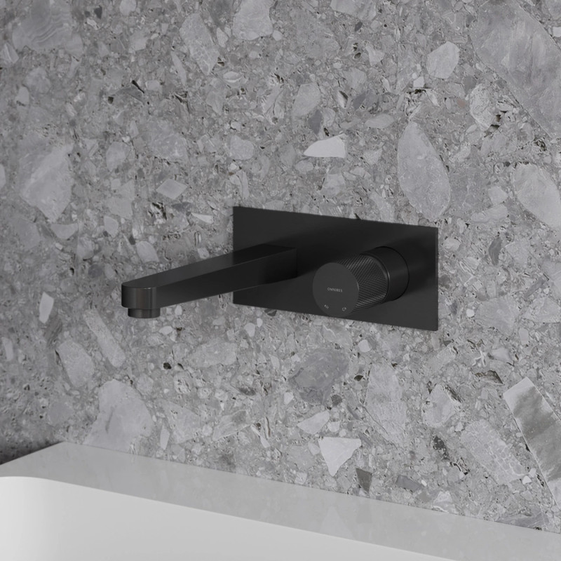 Omnires Contour CT8015AT — bateria umywalkowa podtynkowa antracyt