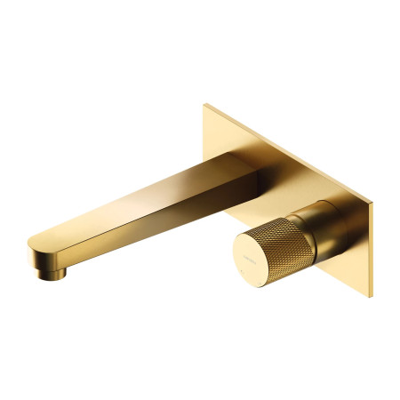 Omnires Contour CT8015GLB — bateria umywalkowa podtynkowa złoto szczot