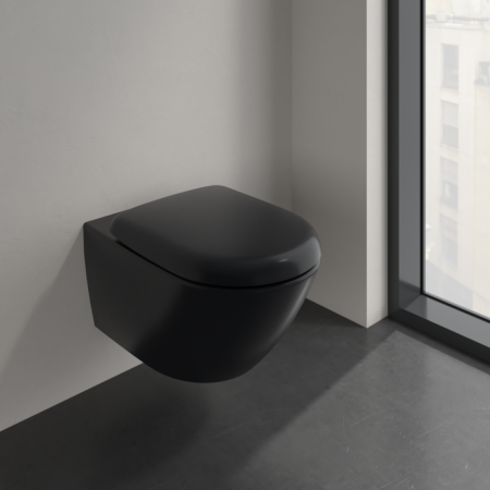 Villeroy & Boch Antao 4674T0R7 — podwieszana czarna miska WC