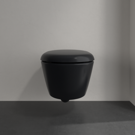 Villeroy & Boch Antao 4674T0R7 — podwieszana czarna miska WC
